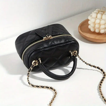 Women's Portable Diamond Chain Messenger Bag